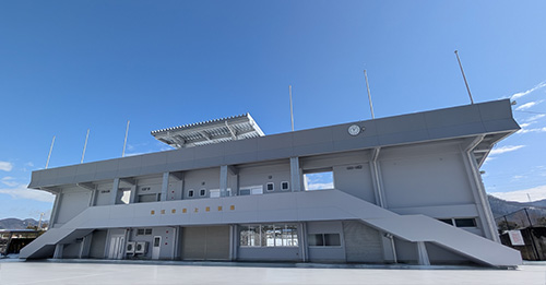陸上競技場のスタンド